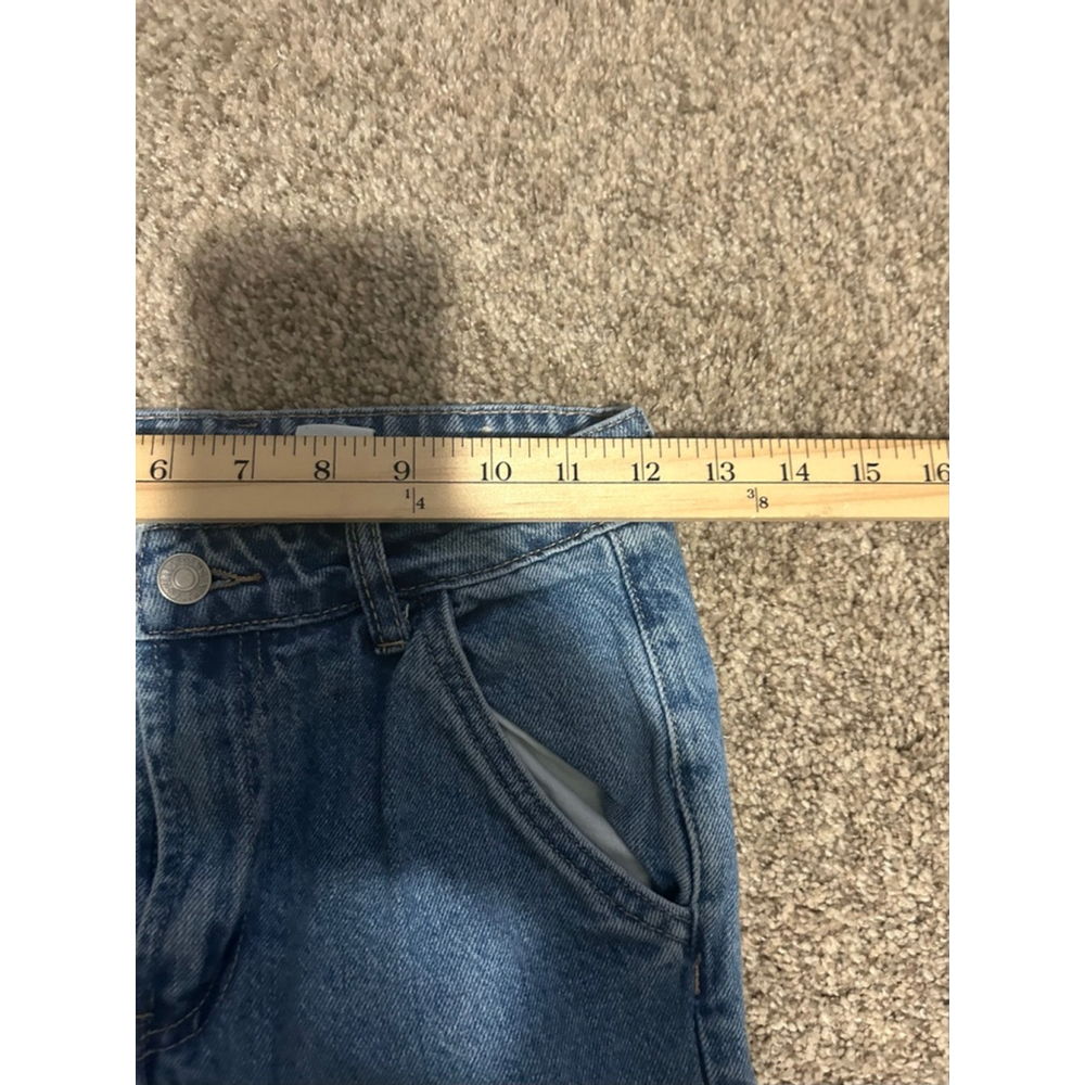 Women's S.O.N.G. Blue Denim Cargo Jeans Size 00
#021 - Picture 5 of 6